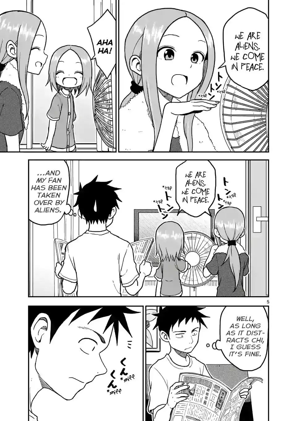 Karakai Jouzu no (Moto) Takagi-san Chapter 104 5